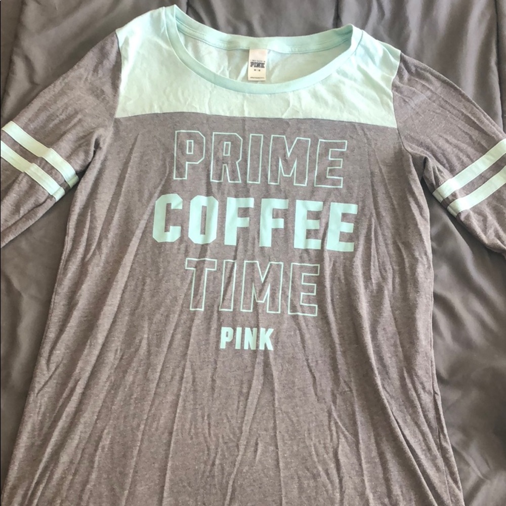 Sleeping T-shirt dress